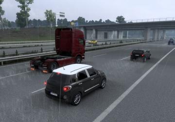 Beautiful Rain HD version 1.40 for Euro Truck Simulator 2 (v1.40.x)