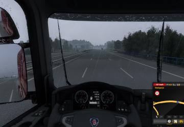 Beautiful Rain HD version 1.40 for Euro Truck Simulator 2 (v1.40.x)