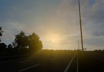 Beautiful Weather version 1.0 for Euro Truck Simulator 2 (v1.41.x)