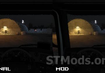 Better Raindrops version 1.9.1 for Euro Truck Simulator 2 (v1.49.x)