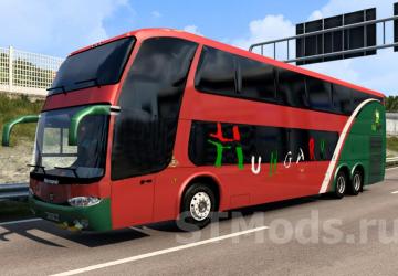 Big Bus traffic version 2.0.5 for Euro Truck Simulator 2 (v1.48.x)