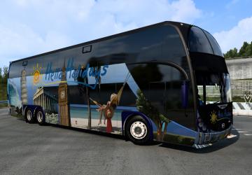 Big Bus traffic version 2.0 for Euro Truck Simulator 2 (v1.43.x)