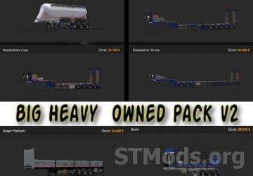 Big Heavy Owned Pack version 2.0 for Euro Truck Simulator 2 (v1.44.x)