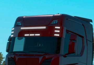 Big Peint Sunshield version 1.3 for Euro Truck Simulator 2 (v1.40.x, - 1.43.x)