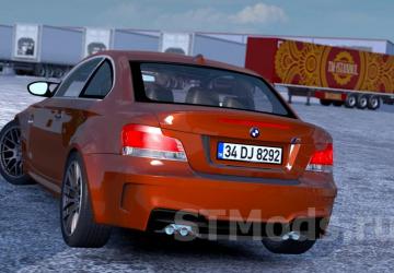 BMW 1M E82 version 2.5.1 for Euro Truck Simulator 2 (v1.46.x, 1.47.x)