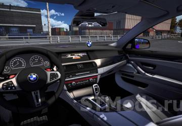 BMW 5 Series F10 version 1.7 for Euro Truck Simulator 2 (v1.47.x)
