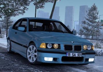 BMW E36 Compact version 1.9 for Euro Truck Simulator 2 (v1.43.x)