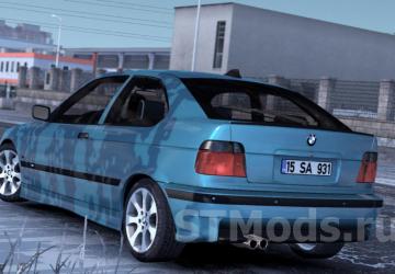 BMW E36 Compact version 2.2.1 for Euro Truck Simulator 2 (v1.46.x, 1.47.x)