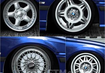 BMW E36 Sedan version 1.2.1 for Euro Truck Simulator 2 (v1.43.x)