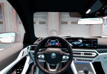 BMW I4 2024 version 1.0 for Euro Truck Simulator 2 (v1.54.x)