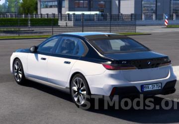BMW i7 M70 2024 version 1.4 for Euro Truck Simulator 2 (v1.54.x)