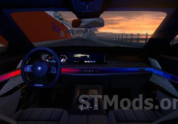 BMW i7 M70 2024 version 1.4 for Euro Truck Simulator 2 (v1.54.x)