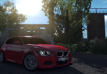 BMW M135i version 1.5 for Euro Truck Simulator 2 (v1.45.х)