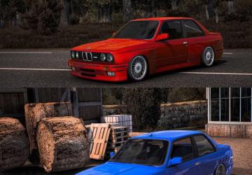 BMW M3 E30 version 1.6 for Euro Truck Simulator 2 (v1.49.x)