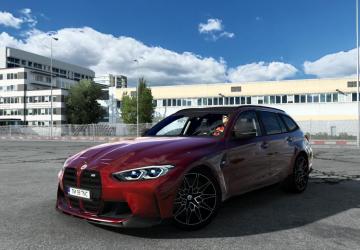 BMW M3 G80 Touring 2023 version 1.1 for Euro Truck Simulator 2 (v1.49.x)