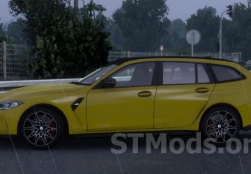 BMW M3 G80 Touring 2023 version 1.8 for Euro Truck Simulator 2 (v1.54.x)