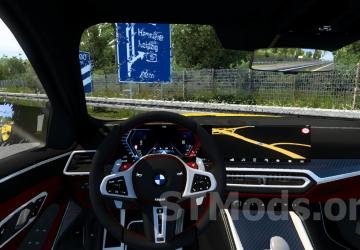 BMW M3 G80 Touring 2023 version 1.8 for Euro Truck Simulator 2 (v1.54.x)