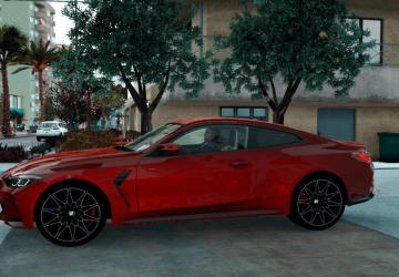 BMW M4 G82 Competition 2022 version 1.6 for Euro Truck Simulator 2 (v1.54.x)