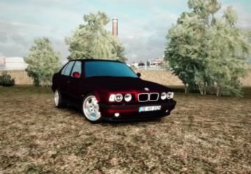 BMW M5 E34 version 1.0 for Euro Truck Simulator 2 (v1.35.x, 1.36.x)