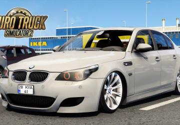 Bmw M5 E60 version 1.4 for Euro Truck Simulator 2 (v1.47.x)