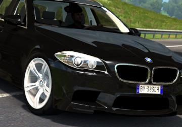 BMW M5 Touring version 1.7 for Euro Truck Simulator 2 (v1.43.x)