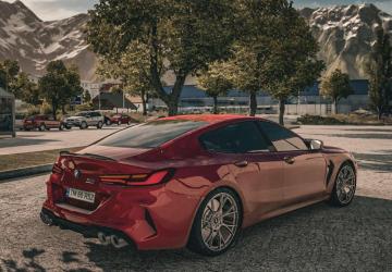 BMW M8 G16 2022 version 1.2 for Euro Truck Simulator 2 (v1.49.x)