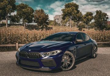 BMW M8 G16 2022 version 1.2 for Euro Truck Simulator 2 (v1.49.x)