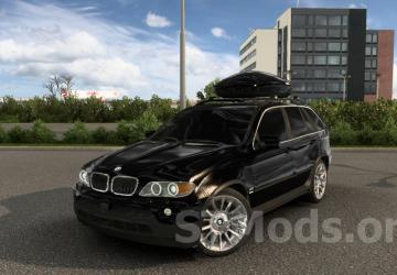 BMW X5 E53 version 1.1.2 for Euro Truck Simulator 2 (v1.49.x)