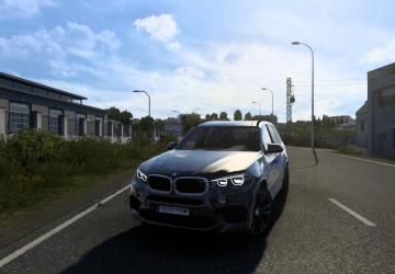 BMW X5M 2016 version 3.0 for Euro Truck Simulator 2 (v1.46.х)