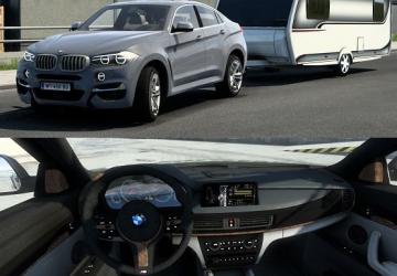 BMW X6 version 2.3 for Euro Truck Simulator 2 (v1.43.x)