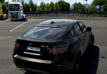 BMW X6M E71 2010 version 1.0 for Euro Truck Simulator 2 (v1.48.x)