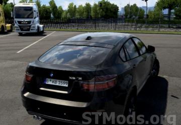 BMW X6M E71 2010 version 1.0.1 for Euro Truck Simulator 2 (v1.48.x, 1.49.x)