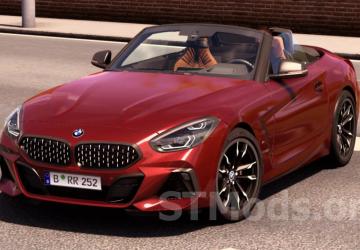 BMW Z4 M40i 2019 version 1.5 for Euro Truck Simulator 2 (v1.54.x)