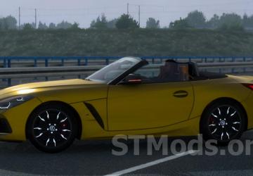 BMW Z4 M40i 2019 version 1.5 for Euro Truck Simulator 2 (v1.54.x)