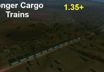 Longer Freight Trains in Europe version 1.3 for Euro Truck Simulator 2 (v1.43.x)
