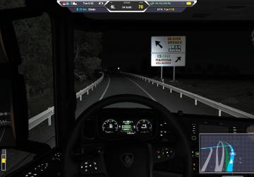 Brighter Low Beams and Reverse Lights version 1.0 for Euro Truck Simulator 2 (v1.45.x, 1.46.x)