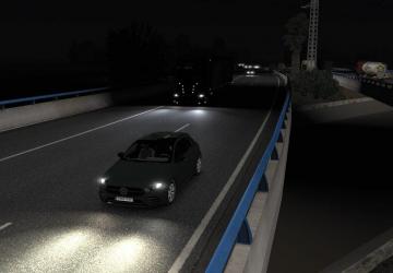 Brighter Low Beams and Reverse Lights version 1.0 for Euro Truck Simulator 2 (v1.45.x, 1.46.x)