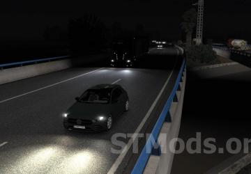 Brighter Low Beams and Reverse Lights version 1.2.0 for Euro Truck Simulator 2 (v1.48.x, 1.49.x)