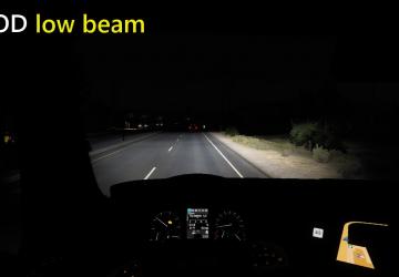 Brighter light for trucks and trailers version 1.5 for Euro Truck Simulator 2 (v1.40.x, - 1.43.x)