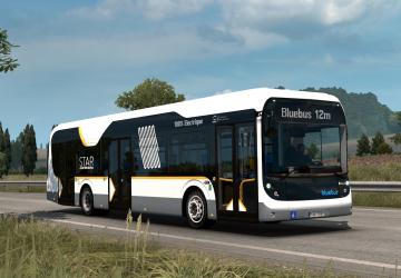 Bollore Bluebus SE version 1.0.9 for Euro Truck Simulator 2 (v1.43.x)