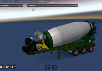 Big Cement Mixers version 1.0 for Euro Truck Simulator 2 (v1.32.x, - 1.34.x)