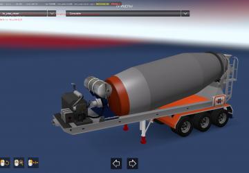 Big Cement Mixers version 1.0 for Euro Truck Simulator 2 (v1.32.x, - 1.34.x)