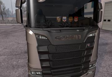 Large Pennants version 2.0 for Euro Truck Simulator 2 (v1.21.x, - 1.35.x)