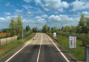 Border improvements pack version 1.2.1 for Euro Truck Simulator 2 (v1.35.x, 1.36.x)