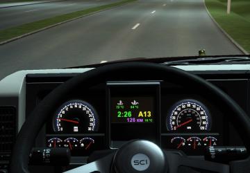 Onboard Computer for Mack Anthem version 1.0 for Euro Truck Simulator 2 (v1.40.x, - 1.43.x)