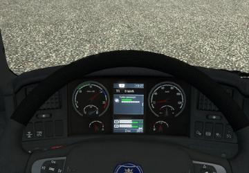 On-board computer Scania R & Streamline version 1.5 for Euro Truck Simulator 2 (v1.45.x)