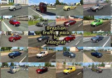 Brazilian Traffic Pack version 5.1.1 for Euro Truck Simulator 2 (v1.47.x)
