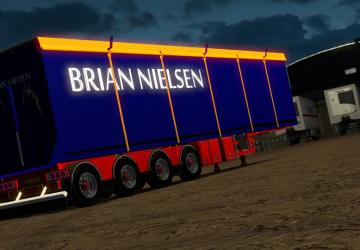 Brian Nielsen 4 axled Trailer version 1.0 for Euro Truck Simulator 2 (v1.35.x)