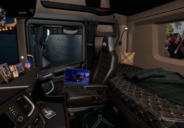 «Brown Interior Scania S&R 2016 Pack» version 1.0 for Euro Truck Simulator 2 (v1.36.x, - 1.39.x)