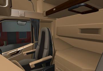 Brown interior Volvo FH16 2012 version 1.0 for Euro Truck Simulator 2 (v1.45.x, 1.46.x)